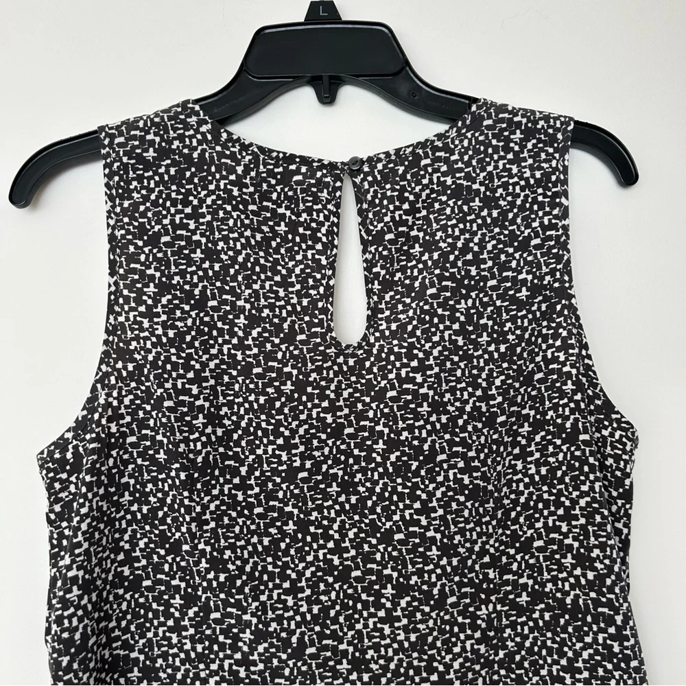 GAP Womens Sleeveless Geo Print Blouse